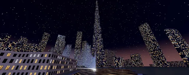Downtown Dubai fountain show